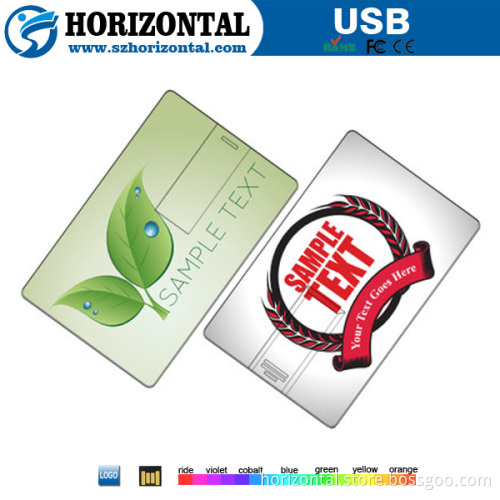 Custom credit card shape usb memory stick for business gift